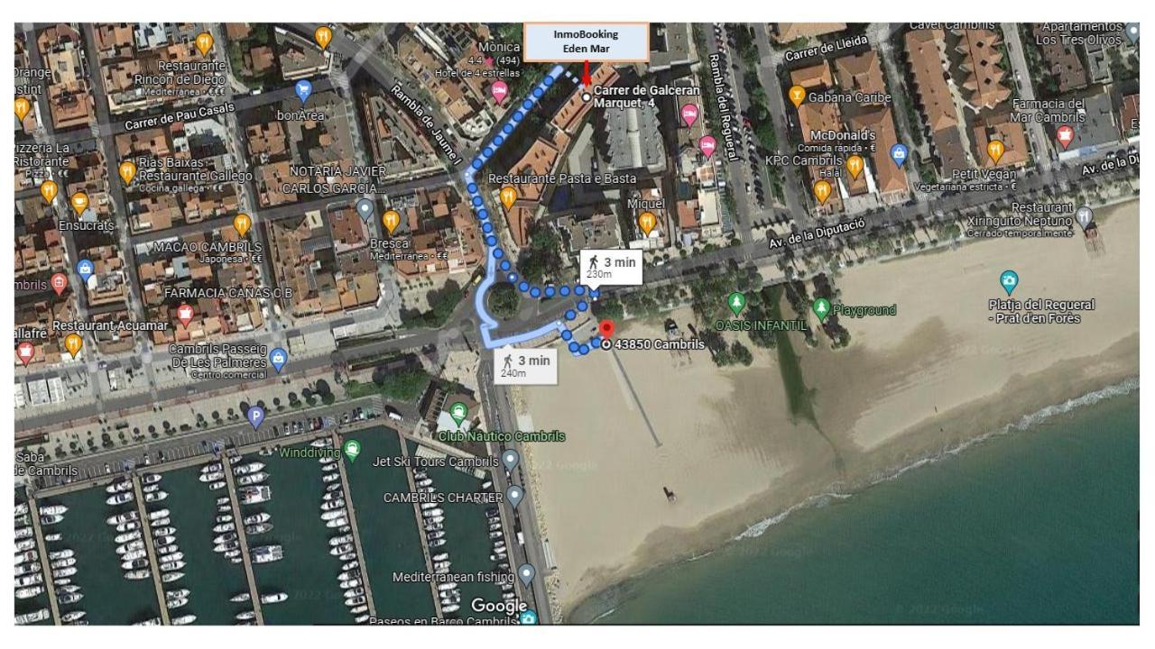 Apartamento Eden Mar Cambrils,climatizado, Parking , Wifi Y Playa Cambrils