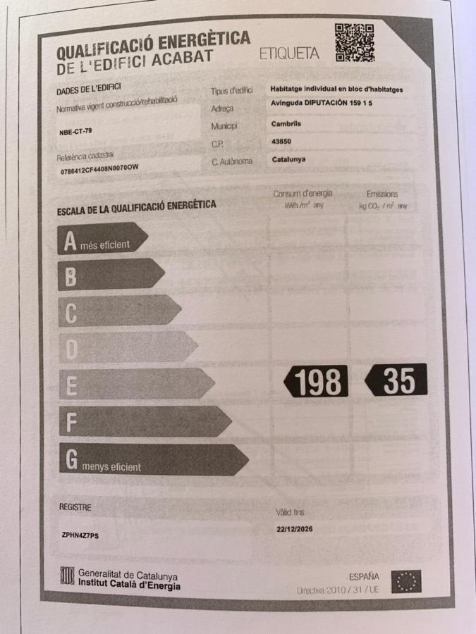 Acogedor En A 100m De La Playa Apartamento Cambrils